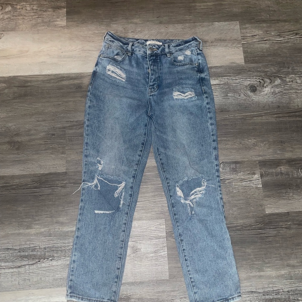 PACSUN straight leg distressed denim size 26